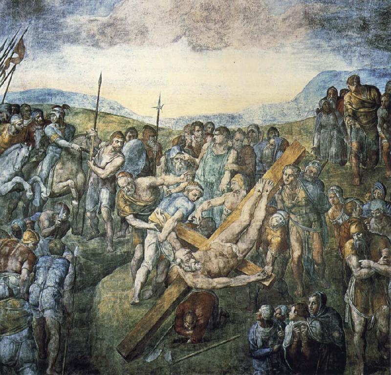  The crucifixion of the Hl. Petrus